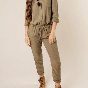 NWT Super Soft!  Olive Jumpsuit